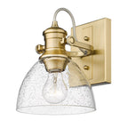 Golden Lighting 3118-BA1 BCB-SD Brushed Champagne Brass Yep By Golden Lighting Hines 1-light Vanity In Brushed Champagne Brass Image 1