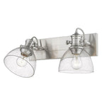Golden Lighting 3118-BA2 PW-SD Pewter Yep By Golden Lighting Hines 2-light Vanity In Pewter Image 3