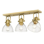 Golden Lighting 3118-BA3 BCB-SD Brushed Champagne Brass Yep By Golden Lighting Hines 3-light Vanity In Brushed Champagne Brass Image 3