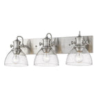 Golden Lighting Hines Yep By Golden Lighting Hines 3-light Vanity In Brushed Champagne Brass