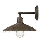 Golden Lighting Clemence Wry Lighting Clemence 1-light Wall Sconce In Dark Rust