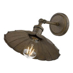 Golden Lighting 3124-1W DR Dark Rust Wry Lighting Clemence 1-light Wall Sconce In Dark Rust Image 7