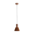 Golden Lighting 3133-P8 CO-BK Coffee Golden Lighting Faroe 8in Integrated Led Pendant In Coffee/black Felt Image 1