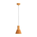 Golden Lighting 3133-P8 EY-GY Earth Yellow Golden Lighting Faroe 8in Integrated Led Pendant In Earth Yellow/grey Felt Image 1