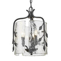 Golden Lighting 3160-3P NB-HWG Natural Black Golden Lighting Calla 3-light Pendant In Natural Black Image 1