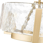 Golden Lighting 3164-3 BCB-HWG Brushed Champagne Brass Yep By Golden Lighting Aenon 3-light Chandelier In Brushed Champagne Brass Image 4