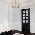Golden Lighting 3164-3 BCB-HWG Brushed Champagne Brass Yep By Golden Lighting Aenon 3-light Chandelier In Brushed Champagne Brass Image 3