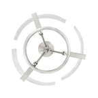 Golden Lighting 3164-3 PW-HWG Pewter Yep By Golden Lighting Aenon 3-light Chandelier In Pewter Image 6