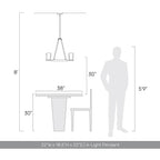 Golden Lighting 3164-4 PW-HWG Pewter Yep By Golden Lighting Aenon 4-light Chandelier In Pewter With Hammered Water Glass Image 2