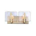 Golden Lighting 3164-BA2 BCB-HWG Brushed Champagne Brass Yep By Golden Lighting Aenon 2-light Vanity In Brushed Champagne Brass Image 1