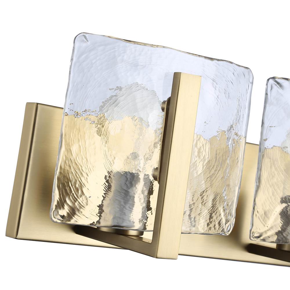 Golden Lighting 3164-BA2 BCB-HWG Brushed Champagne Brass Yep By Golden Lighting Aenon 2-light Vanity In Brushed Champagne Brass Image 4