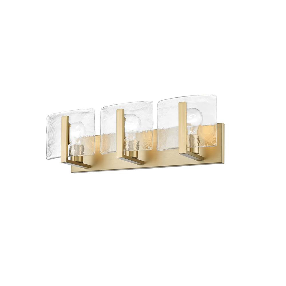 Golden Lighting 3164-BA3 BCB-HWG Brushed Champagne Brass Yep By Golden Lighting Aenon 3-light Vanity In Brushed Champagne Brass Image 1