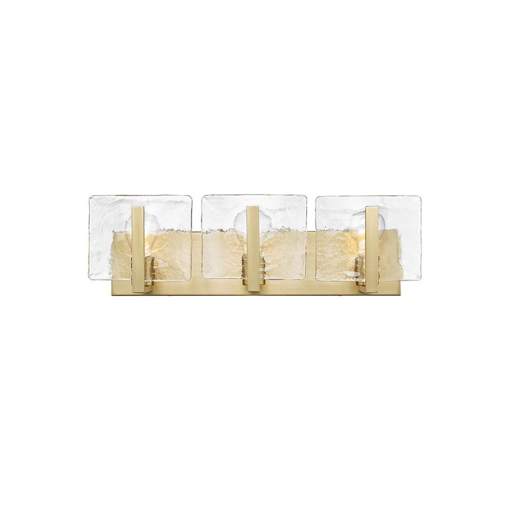 Golden Lighting Aenon Yep By Golden Lighting Aenon 3-light Vanity In Brushed Champagne Brass
