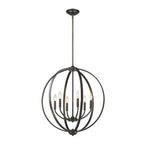 Golden Lighting Colson Golden Lighting Colson 6-light Chandelier In Matte Black
