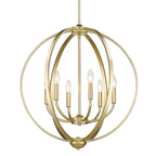 Golden Lighting 3167-6 OG Olympic Gold Golden Lighting Colson 6-light Chandelier In Olympic Gold Image 2