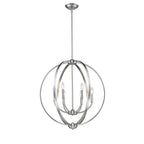 Golden Lighting Colson Golden Lighting Colson 6-light Chandelier In Matte Black