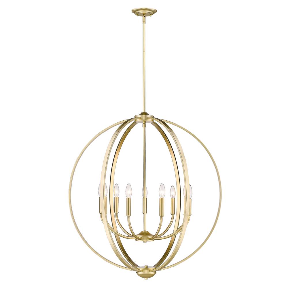 Golden Lighting Colson Golden Lighting Colson 9-light Chandelier In Matte Black