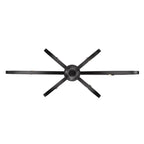 Golden Lighting 3167-LP BLK Matte Black Golden Lighting Colson 6-light Island Light In Matte Black Image 2