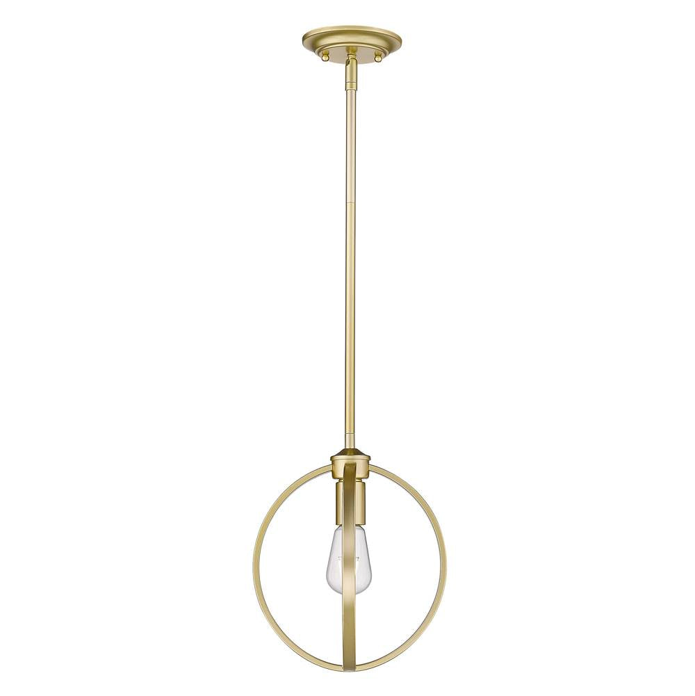 Golden Lighting Colson Golden Lighting Colson 1-light Pendant In Matte Black