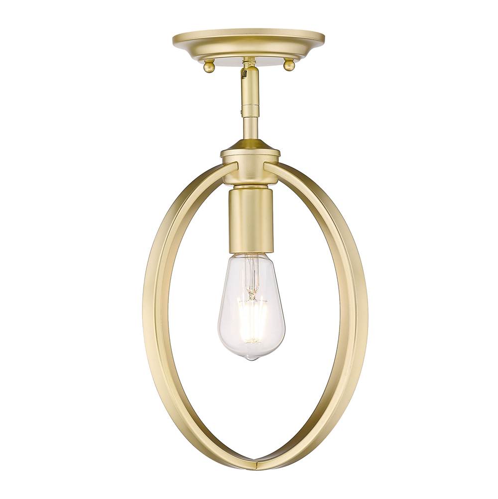 Golden Lighting 3167-M1L OG Olympic Gold Golden Lighting Colson 1-light Pendant In Olympic Gold Image 2