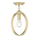 Golden Lighting 3167-M1L OG Olympic Gold Golden Lighting Colson 1-light Pendant In Olympic Gold Image 2