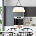 Golden Lighting 3189-6 BLK-MWS Matte Black Golden Lighting Penn 6-light Chandelier In Matte Black Image 3