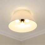 Golden Lighting 3189-FM BLK-MWS Matte Black Golden Lighting Penn 3-light Flush Mount In Matte Black Image 3