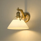 Golden Lighting 3306-1W BCB-OP Brushed Champagne Brass Yep By Golden Lighting Orwell 1-light Wall Sconce In Brushed Champagne Brass And Opal Glass Image 3