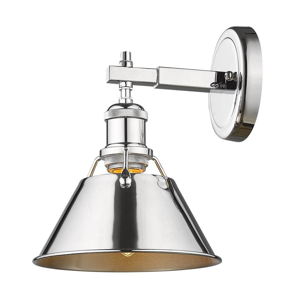 Golden Lighting 3306-BA1 CH-CH Chrome Yep By Golden Lighting Orwell 1-light Vanity In Chrome Image 2
