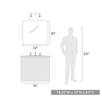 Golden Lighting 3306-BA2 BLK-CLR Matte Black Yep By Golden Lighting Orwell 2-light Vanity In Matte Black And Clear Glass Image 2
