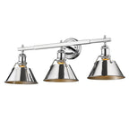 Golden Lighting 3306-BA3 CH-CH Chrome Yep By Golden Lighting Orwell 3-light Vanity In Chrome Image 2