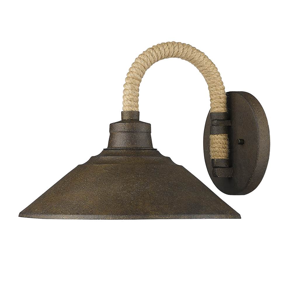 Golden Lighting Journey Golden Lighting Journey 1-light Wall Sconce In Dark Rust