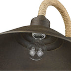 Golden Lighting 3318-1W DR Dark Rust Golden Lighting Journey 1-light Wall Sconce In Dark Rust Image 4