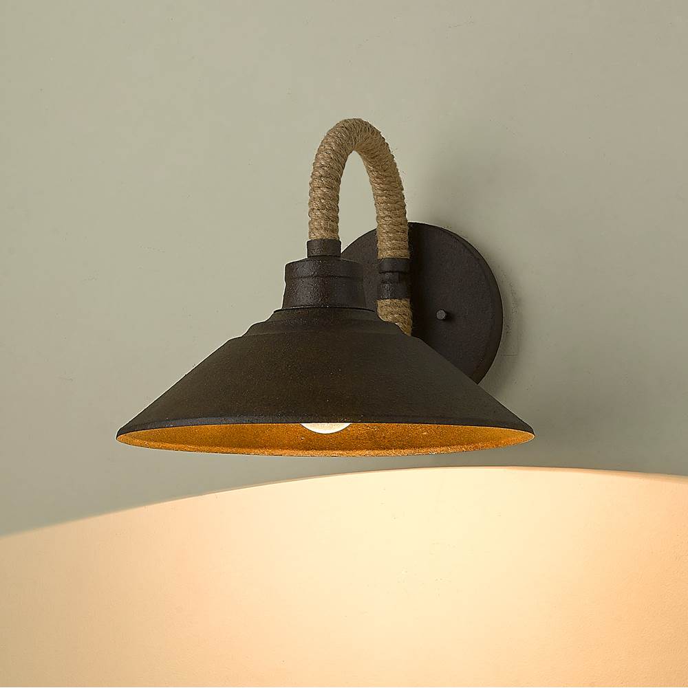 Golden Lighting 3318-1W DR Dark Rust Golden Lighting Journey 1-light Wall Sconce In Dark Rust Image 3