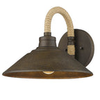 Golden Lighting 3318-1W DR Dark Rust Golden Lighting Journey 1-light Wall Sconce In Dark Rust Image 1
