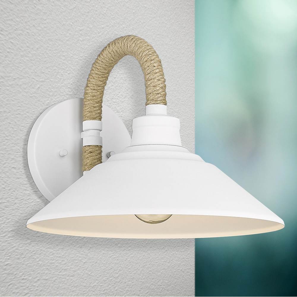 Golden Lighting 3318-1W NWT Natural White Golden Lighting Journey 1-light Wall Sconce In Natural White Image 3