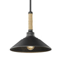 Golden Lighting 3318-M NB Natural Black Golden Lighting Journey 1-light Pendant In Natural Black Image 1