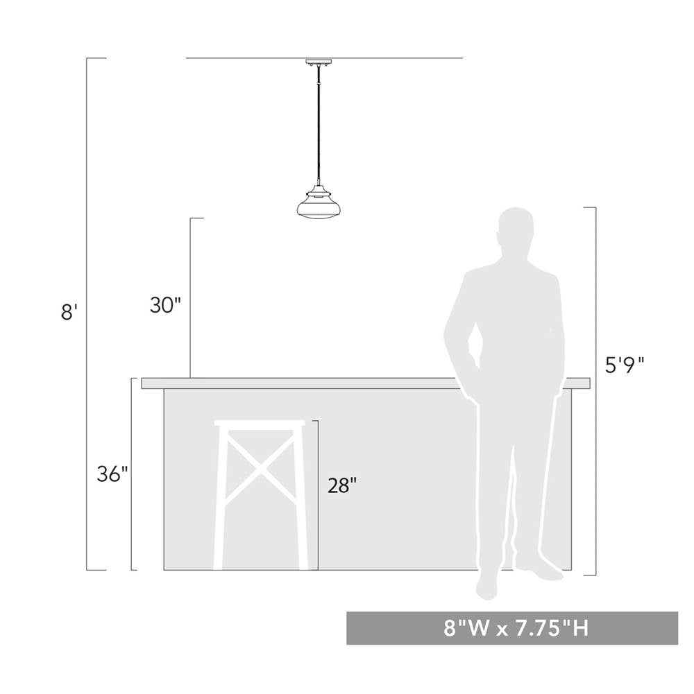 Golden Lighting 3419-S BLK-CLR Matte Black Wry Lighting Nash 1-light Pendant In Matte Black Image 2