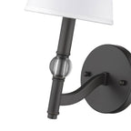 Golden Lighting 3500-1W RBZ-CWH Rubbed Bronze Wry Lighting Waverly 1-light Wall Sconce In Rubbed Bronze Image 2