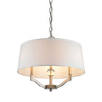 Golden Lighting Waverly Wry Lighting Waverly 3-light Semi-flush Mount In Pewter