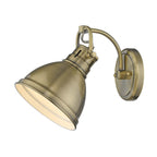 Golden Lighting 3602-BA1 AB-AB Aged Brass Yep By Golden Lighting Duncan 1-light Vanity In Aged Brass Image 2