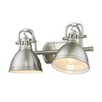 Golden Lighting 3602-BA2 PW-PW Pewter Yep By Golden Lighting Duncan 2-light Vanity In Pewter Image 3