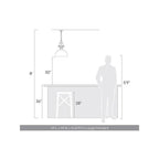 Golden Lighting 3602-L RBZ-BLK Rubbed Bronze Yep By Golden Lighting Duncan 1-light 14in Chain Hung Pendant In Rubbed Bronze And Matte Black Shade Image 2