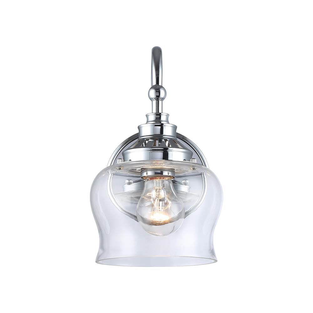 Golden Lighting Daphne Wry Lighting Daphne 1-light Wall Sconce In Brushed Champagne Brass