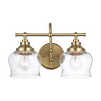 Golden Lighting Daphne Wry Lighting Daphne 2-light Vanity In Brushed Champagne Brass