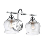 Golden Lighting 3610-BA2 CH-CLR Chrome Wry Lighting Daphne 2-light Vanity In Chrome Image 4