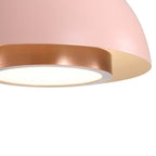 Golden Lighting 3632-12 DRS-ACR Dusty Rose Wry Lighting Solsken Integrated Led Pendant In Dusty Rose Image 6