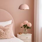 Golden Lighting 3632-12 DRS-ACR Dusty Rose Wry Lighting Solsken Integrated Led Pendant In Dusty Rose Image 3