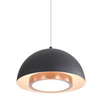 Golden Lighting 3632-12 SNB-ACR Sand Black Wry Lighting Solsken Integrated Led 12in Pendant In Sand Black Image 6
