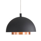 Golden Lighting 3632-7 SNB-ACR Sand Black Wry Lighting Solsken Integrated Led 7in Pendant In Sand Black Image 1